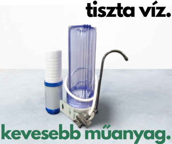 tiszta víz. kevesebb műanyag.